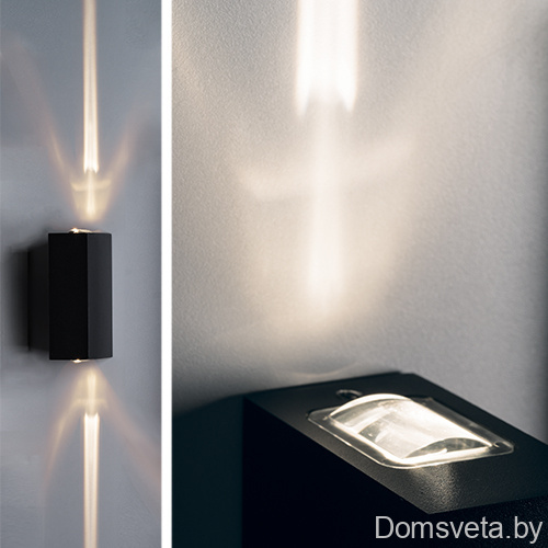 Уличный настенный светодиодный светильник Italline IT01-A150/2 black - цена и фото