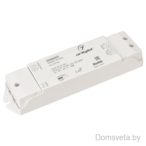 Диммер SMART-D9-DIM (12-24V, 1x15A, 2.4G) Arlight 027133 - цена и фото