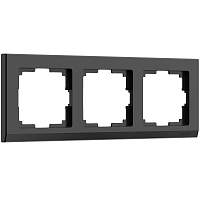 Werkel Рамка на 3 поста (черный, Stark) / W0031808