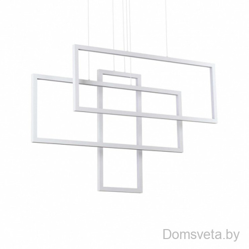 Подвесной светильник Ideal Lux FRAME SP RETTANGOLO BIANCO 253589 - цена и фото