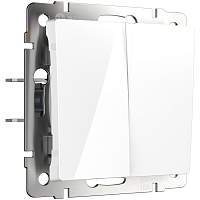 Werkel Выключатель двухклавишный (белый) / W1120001