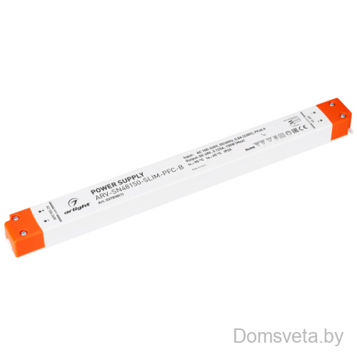 Блок питания ARV-SN48150-SLIM-PFC-B (48V, 3.1A, 150W) Arlight 027838(1) - цена и фото