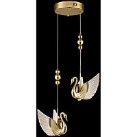 Подвесная люстра Wertmark WE466.02.306 LETIZIA 4 Вт LED 3000K/4000K/6000K золото - цена и фото