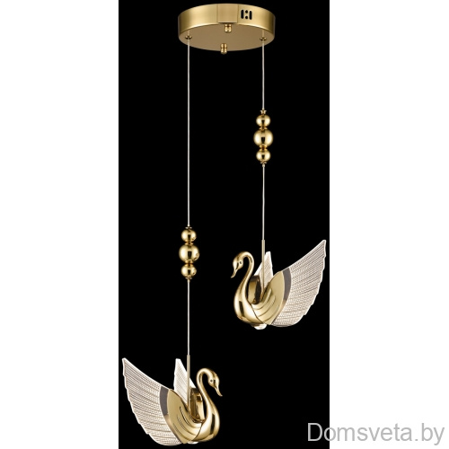 Подвесная люстра Wertmark WE466.02.306 LETIZIA 4 Вт LED 3000K/4000K/6000K золото - цена и фото