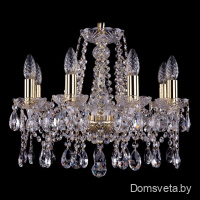 Подвесная люстра Bohemia Ivele Crystal 1413 1413/8/165/G - цена и фото