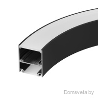 Профиль SL-ARC-5060-D1000-A90 BLACK (дуга 1 из 4) Arlight - цена и фото