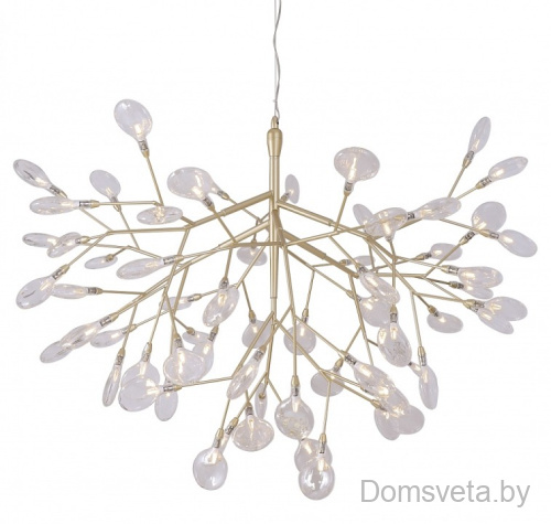 Подвесная люстра Crystal Lux Evita EVITA SP63 GOLD/TRANSPARENT - цена и фото