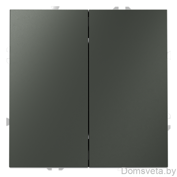 Проходной переключатель двухклавишный Voltum S70 VLS020306