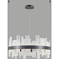 Подвесная люстра Wertmark WE460.01.023 LOTTA 160 Вт LED 3000K черный - цена и фото