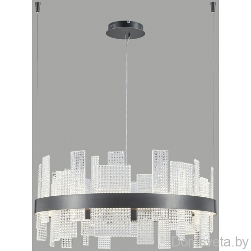 Подвесная люстра Wertmark WE460.01.023 LOTTA 160 Вт LED 3000K черный - цена и фото