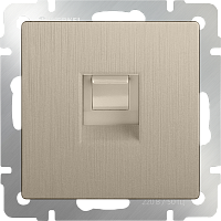 Werkel Розетка Ethernet RJ-45 (шампань рифленый) / W1181010