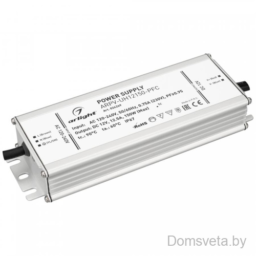 Блок питания ARPV-UH12150-PFC (12V, 12.5A, 150W) Arlight 024269 - цена и фото