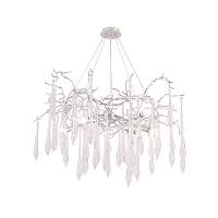 Подвесная люстра Crystal Lux REINA SP8 D1000 SILVER PATINA - цена и фото