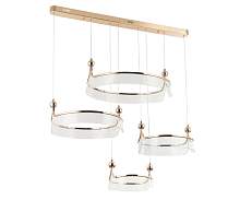 08045-80+60+50+40,33 Подвес Риваль золото d80+60+50+40 L126 h300 Led 169W (3000K) - цена и фото