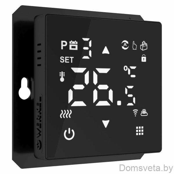 Werkel Сенсорный терморегулятор для теплого пола Wi-Fi (черный) / W1151208