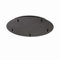 Основание для светильника Ideal Lux ROSONE STANDARD 5 LUCI NERO 285658 - цена и фото