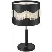 Настольная лампа Wertmark WE394.03.024 Adriana E27 40 Вт черный, хром - цена и фото