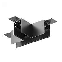 Коннектор Т-образный Gravity накладной черный TRA010CT-41B Maytoni Technical - цена и фото