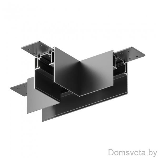 Коннектор Т-образный Gravity накладной черный TRA010CT-41B Maytoni Technical - цена и фото