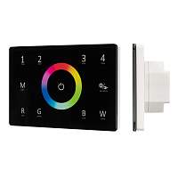 Панель Sens SMART-P85-RGBW Black (230V, 4 зоны, 2.4G) Arlight 028405 - цена и фото