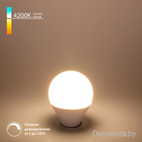 Светодиодная диммируемая Dimmable 7W 4200K E14 (G45) Elektrostandard BLE1449 - цена и фото