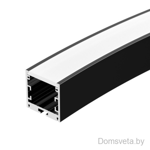 Профиль SL-ARC-3535-D1500-A45 BLACK (590мм, дуга 1 из 8) Arlight 025522 - цена и фото