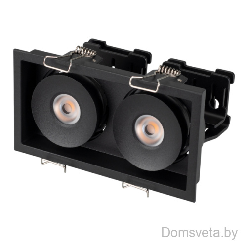 Светильник CL-SIMPLE-S148x80-2x9W Day4000 (BK, 45 deg) Arlight 026877 - цена и фото