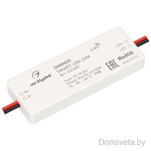 Диммер SMART-UNI-DIM (12-24V, 1x5A, 2.4G) Arlight - цена и фото