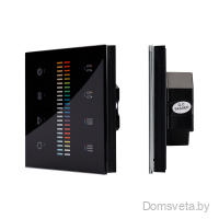 Панель Sens SR-2830C-AC-RF-IN Black (220V,RGB+CCT,4зоны) Arlight 019062 - цена и фото