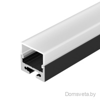 Профиль с экраном SL-LINE-2011M-2500 BLACK+OPAL SQUARE Arlight 027993 - цена и фото