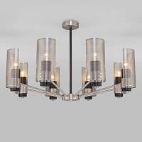 Eurosvet Люстра в стиле лофт 70139/8 никель - цена и фото