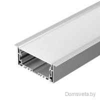 Профиль с экраном S2-LINIA94-F-2500 ANOD+OPAL (Arlight, Алюминий) - цена и фото