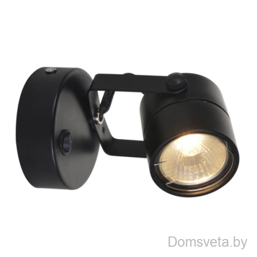 Спот настенный Arte Lamp A1311AP-1BK MIZAR под лампу 1xGU10 50W - цена и фото