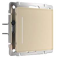 Werkel Сенсорный выключатель одноклавишный с подсветкой (шампань) / W4512011
