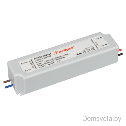 Блок питания ARPV-LV24100 (24V, 4.2A, 100W) Arlight 024345 - цена и фото