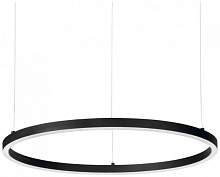 Подвесной светодиодный светильник Ideal Lux Oracle Slim D90 Nero 229508 - цена и фото