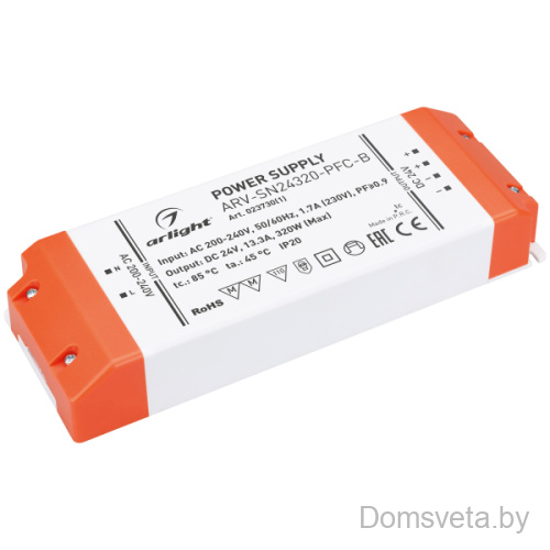 Блок питания ARV-SN24320-PFC-B (24V, 13.3A, 320W) Arlight 023730(1) - цена и фото