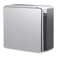 Werkel Выключатель одноклавишный Gallant (серебряный) / W5010006