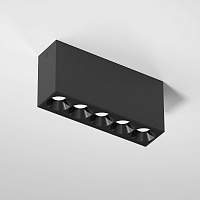 Светильник потолочный светодиодный Block 10W 4000K черный Elektrostandard 25108/LED - цена и фото