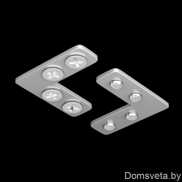 Соединитель угловой для шинопроводов Exility Gravity натяжного потолка, 2шт TRA034CL-SC-42S Maytoni Technical