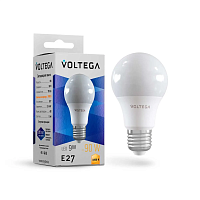 Лампа светодиодная Voltega E27 7W 3000K матовая 7244 - цена и фото
