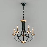 Подвесная люстра в стиле лофт Eurosvet Lazzaro 60098/5 черный (a045210) - цена и фото