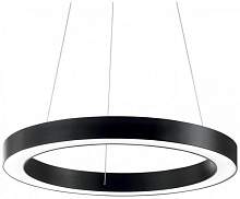 Подвесной светодиодный светильник Ideal Lux Oracle D70 Round Nero 222110 - цена и фото