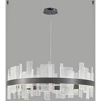 Подвесная люстра Wertmark WE460.02.023 LOTTA 240 Вт LED 3000K черный - цена и фото