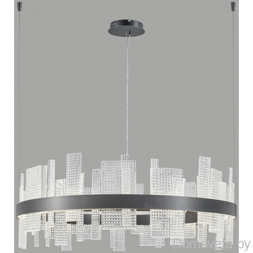 Подвесная люстра Wertmark WE460.02.023 LOTTA 240 Вт LED 3000K черный - цена и фото