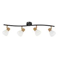 Споты с тремя и более плафонами Arte Lamp FALENA A3117PL-4BK - цена и фото