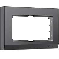 Werkel Рамка для двойной розетки (графит матовый, Stark) / W0081864