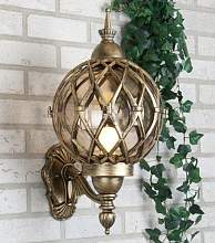 Уличный настенный светильник Elektrostandart Sirius U черное золото - цена и фото