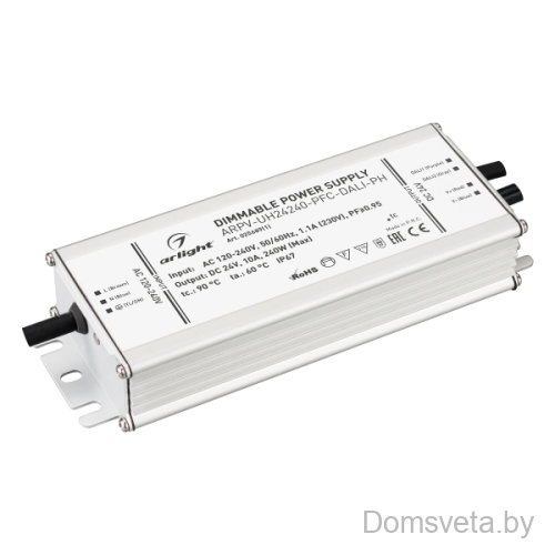 Блок питания ARPV-UH24240-PFC-DALI-PH (24V, 10.0A, 240W) Arlight - цена и фото