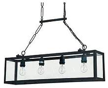 Подвесной светильник Ideal Lux Igor SP4 Nero 092942 - цена и фото